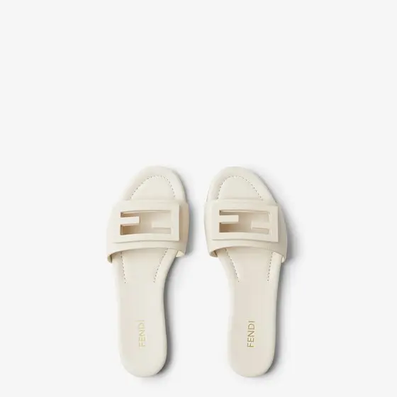 Fendi Tube Leather Slides | Thumbnail 4 Fendi Tube Leather Slides | Thumbnail 4