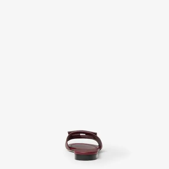 Fendi Tube Leather Slides | Thumbnail 3 Fendi Tube Leather Slides | Thumbnail 3