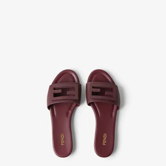 Fendi Tube Leather Slides | Thumbnail 4 Fendi Tube Leather Slides | Thumbnail 4