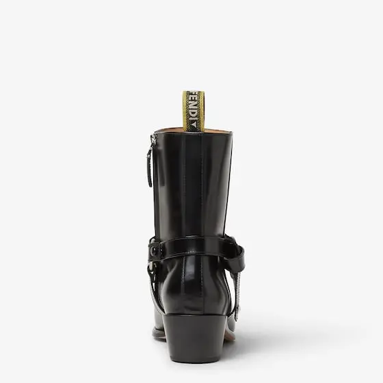 Fendi Two metal rings give the Double O ankle boot its | Thumbnail 3 Fendi Two metal rings give the Double O ankle boot its | Thumbnail 3