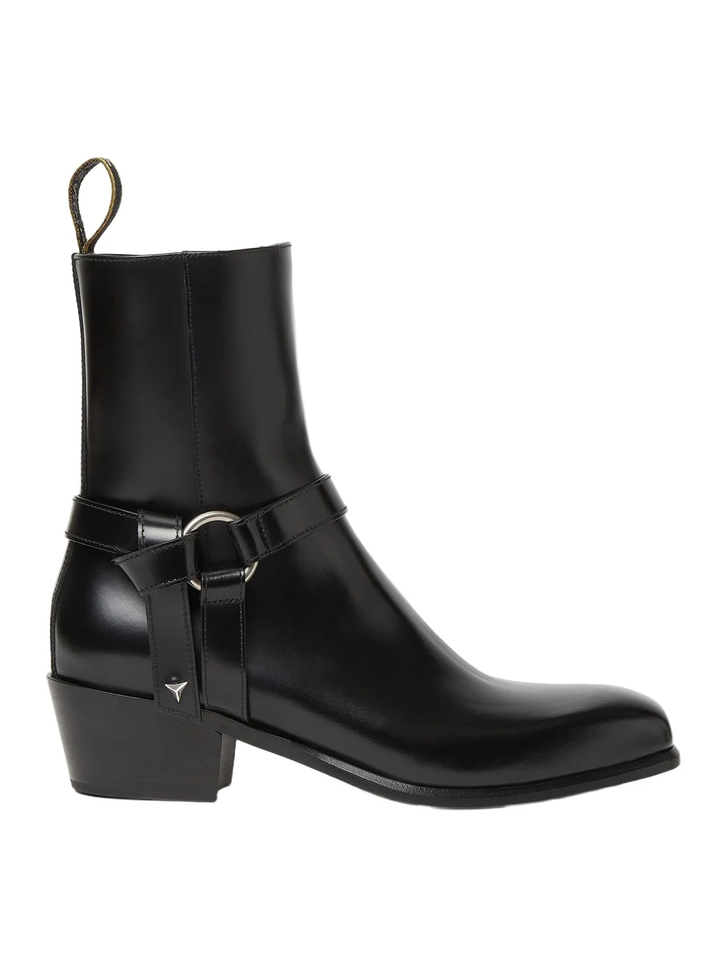 Double O Leather Ankle Boots