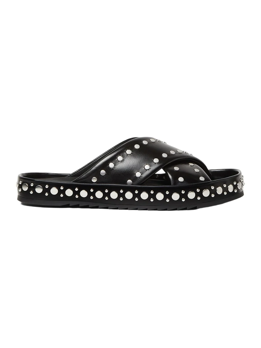 Fendi Double Leather Slides