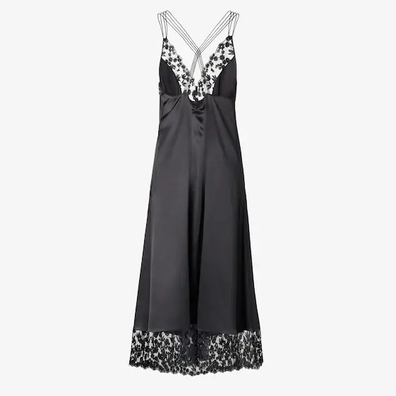 Fendi Silk and Lace Dress | Thumbnail 2 Fendi Silk and Lace Dress | Thumbnail 2