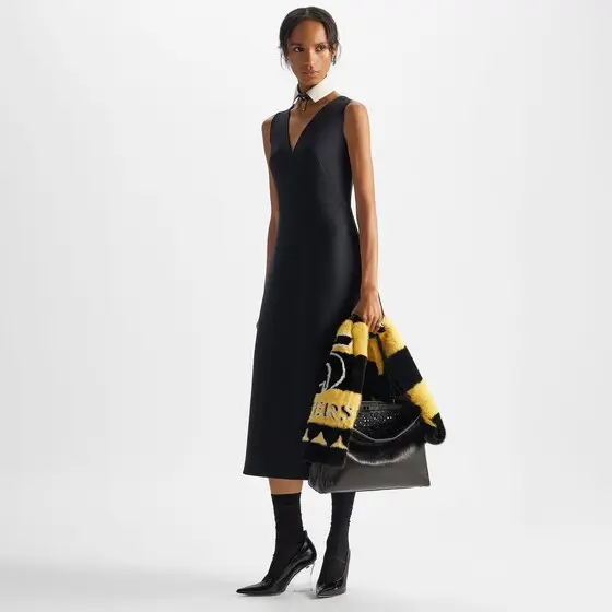 Fendi Silk and Wool Dress | Thumbnail 4 Fendi Silk and Wool Dress | Thumbnail 4