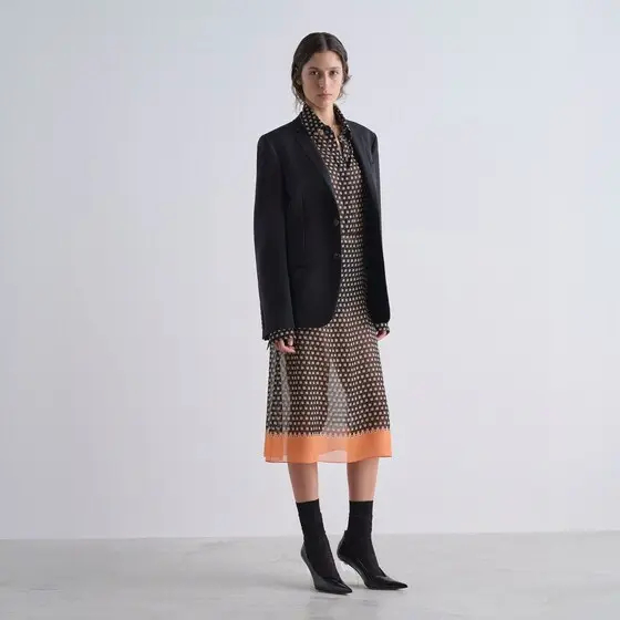 Fendi Printed Silk Dress | Thumbnail 4 Fendi Printed Silk Dress | Thumbnail 4