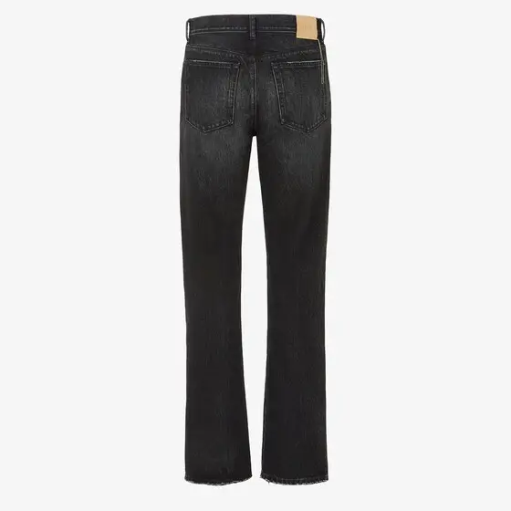Fendi Slim-fit 5-pocket trousers made from black organic cotton | Thumbnail 2 Fendi Slim-fit 5-pocket trousers made from black organic cotton | Thumbnail 2