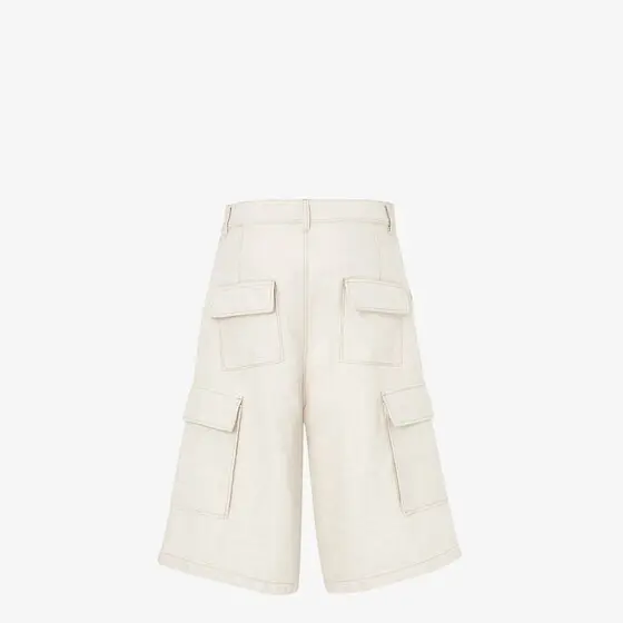 Fendi Wide-leg Bermuda shorts with cargo patch pockets | Thumbnail 2