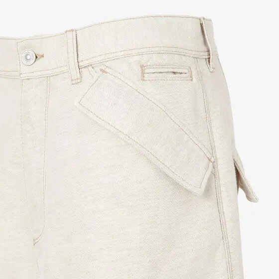 Fendi Wide-leg Bermuda shorts with cargo patch pockets | Thumbnail 3