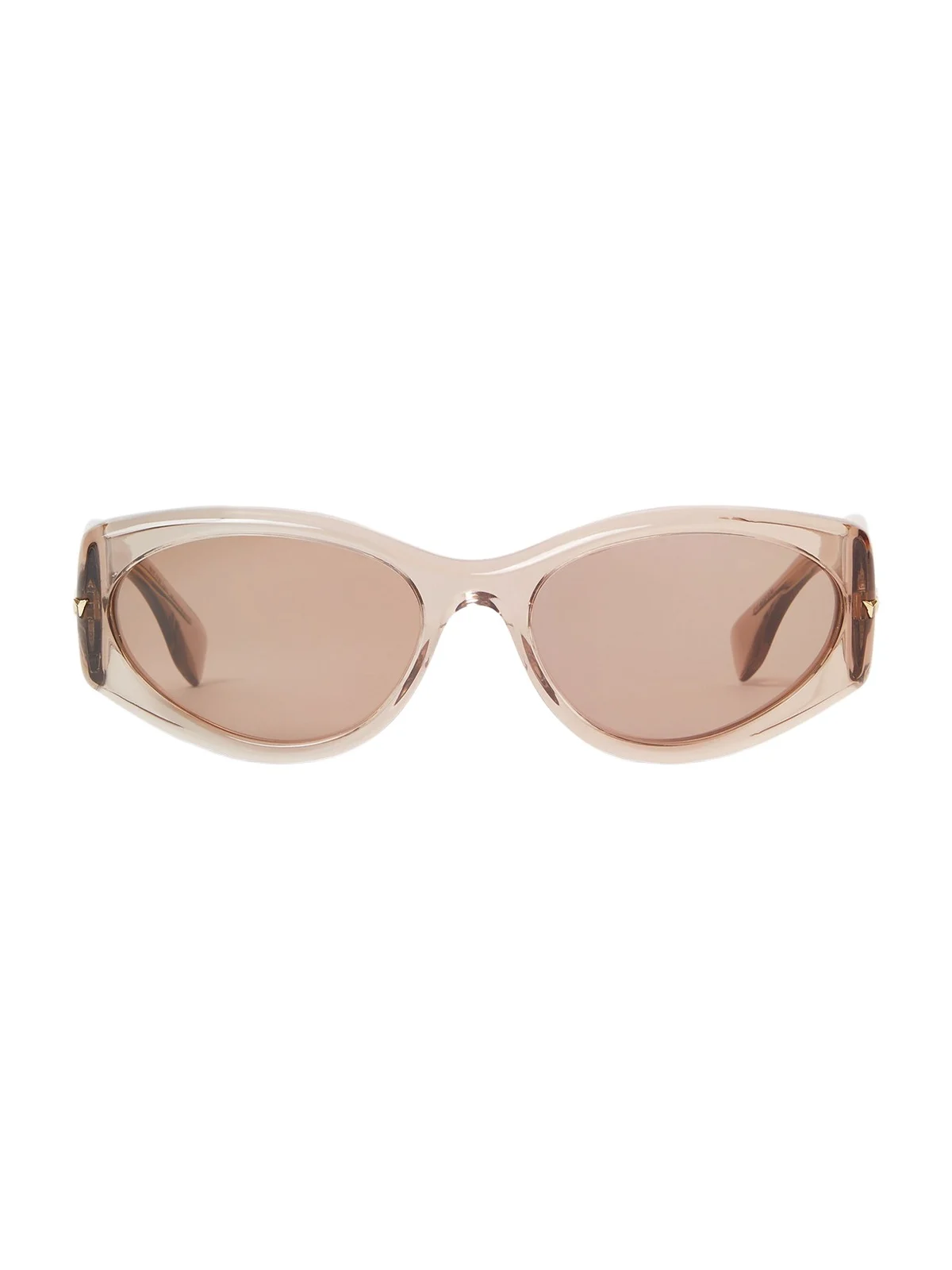 Screen Transparent Taupe Acetate Sunglasses Screen Transparent Taupe Acetate Sunglasses