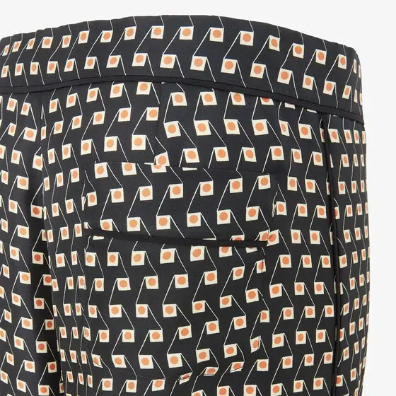 Fendi Printed Silk Pants | Thumbnail 3 Fendi Printed Silk Pants | Thumbnail 3
