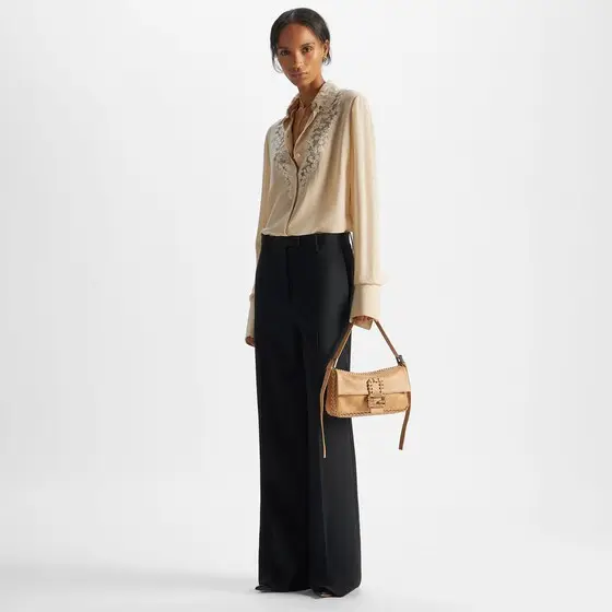 Fendi The lightweight georgette of this slim-fit shirt is | Thumbnail 4 Fendi The lightweight georgette of this slim-fit shirt is | Thumbnail 4