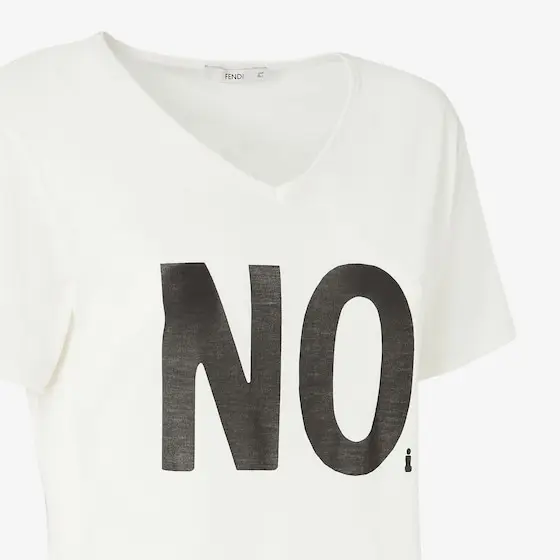 Fendi Jersey T-Shirt with Noi Print | Thumbnail 3 Fendi Jersey T-Shirt with Noi Print | Thumbnail 3