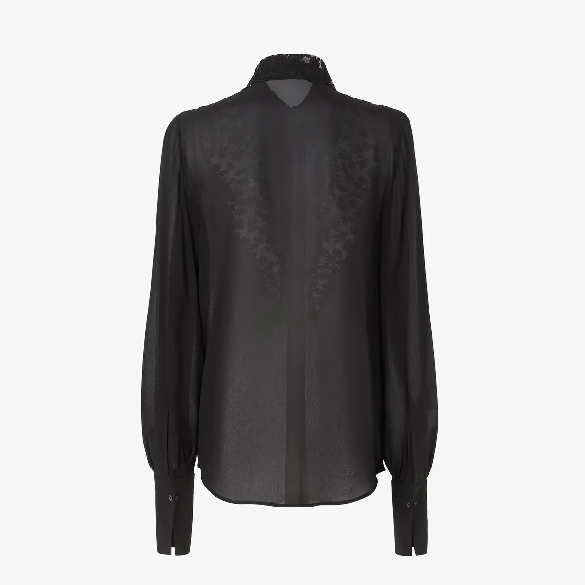 Fendi The lightweight georgette of this slim-fit shirt is | Thumbnail 2 Fendi The lightweight georgette of this slim-fit shirt is | Thumbnail 2