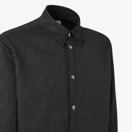 Fendi FF Zucca Jacquard Nylon Blouson | Thumbnail 3 Fendi FF Zucca Jacquard Nylon Blouson | Thumbnail 3