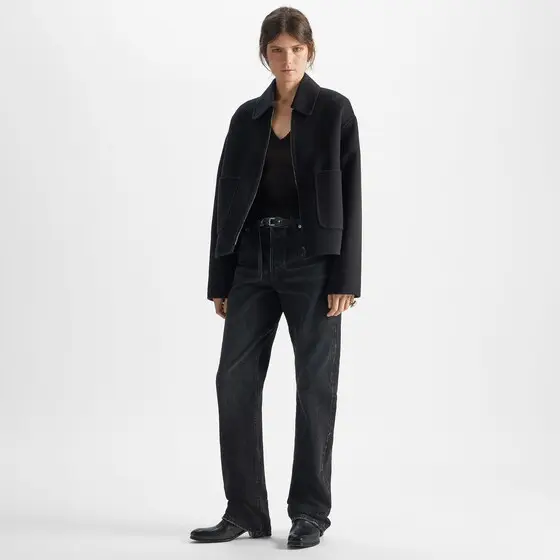 Fendi Short blouson with a deconstructed line | Thumbnail 4