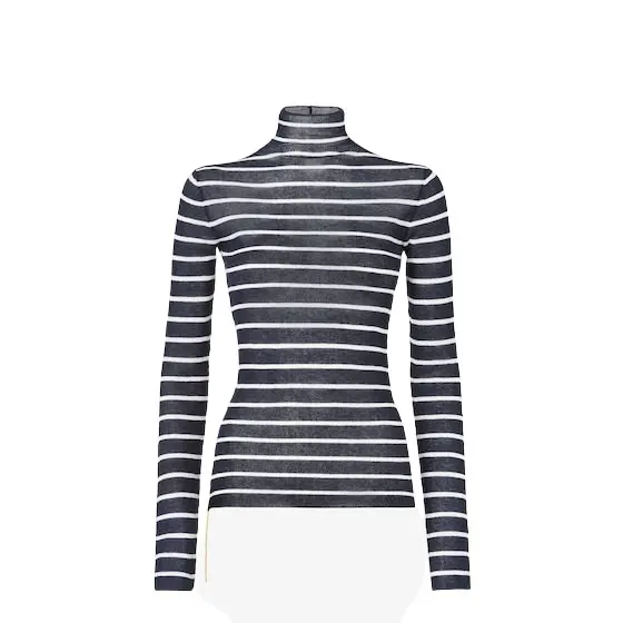 Fendi Figure-hugging jumper with a high collar and short sleeves | Image 1 Fendi Figure-hugging jumper with a high collar and short sleeves | Image 1