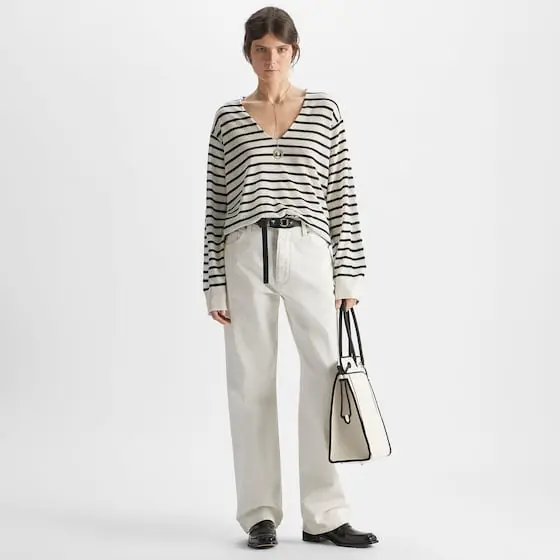 Fendi Striped Wool Sweater | Thumbnail 4 Fendi Striped Wool Sweater | Thumbnail 4