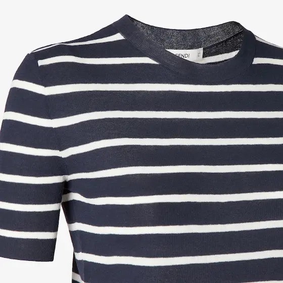 Fendi Striped Cotton Sweater | Thumbnail 3