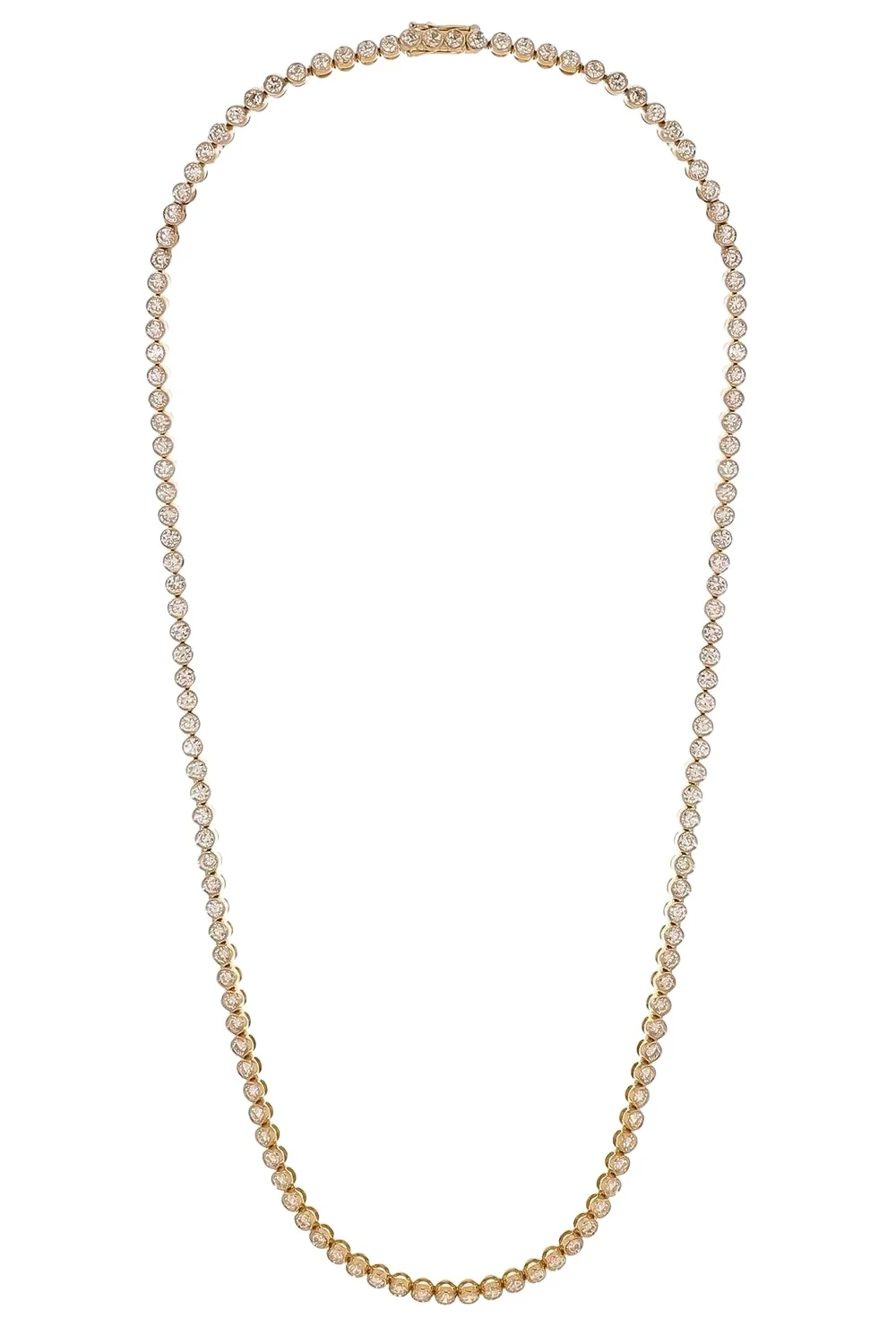 WITH LOVE TRAVEL Lab Grown Diamond Bezel Necklace - 8ct