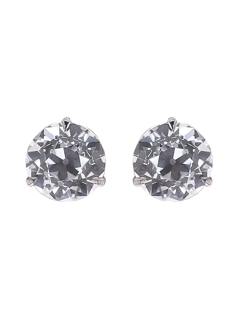 WITH LOVE TRAVEL Lab-Grown Diamond Martini Prong Stud Earrings - 6ct