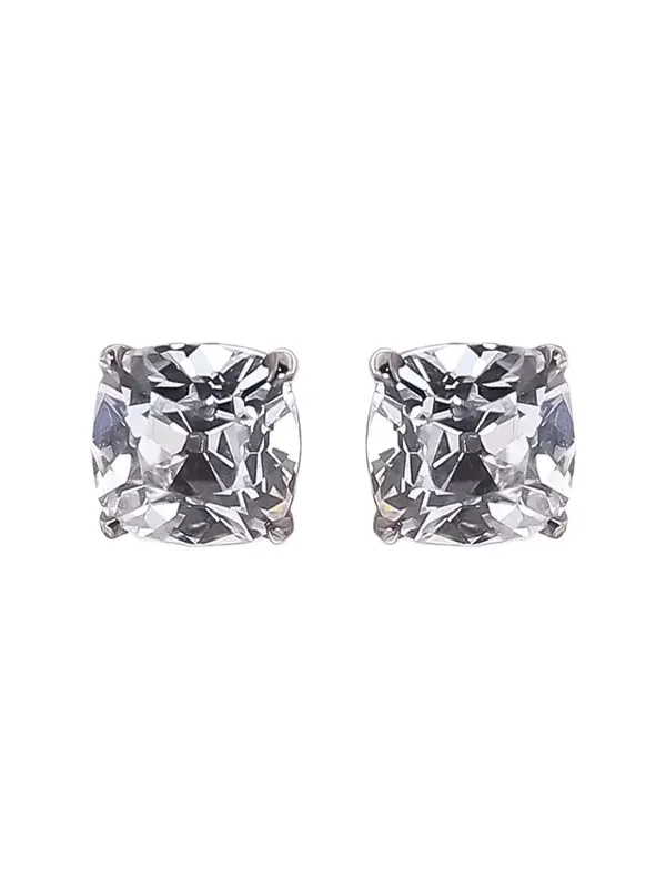 WITH LOVE TRAVEL Lab-Grown Diamond Old Mine Prong Stud Earrings - 3ct