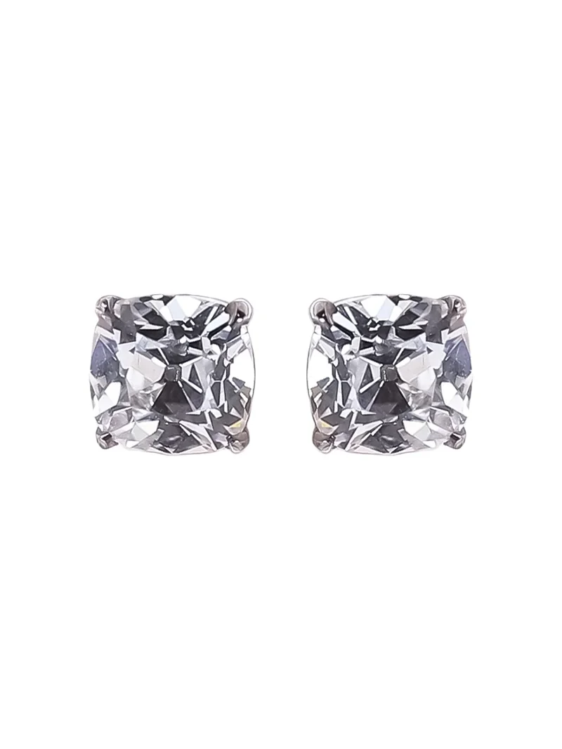 WITH LOVE TRAVEL Lab-Grown Diamond Old Mine Prong Stud Earrings - 3ct