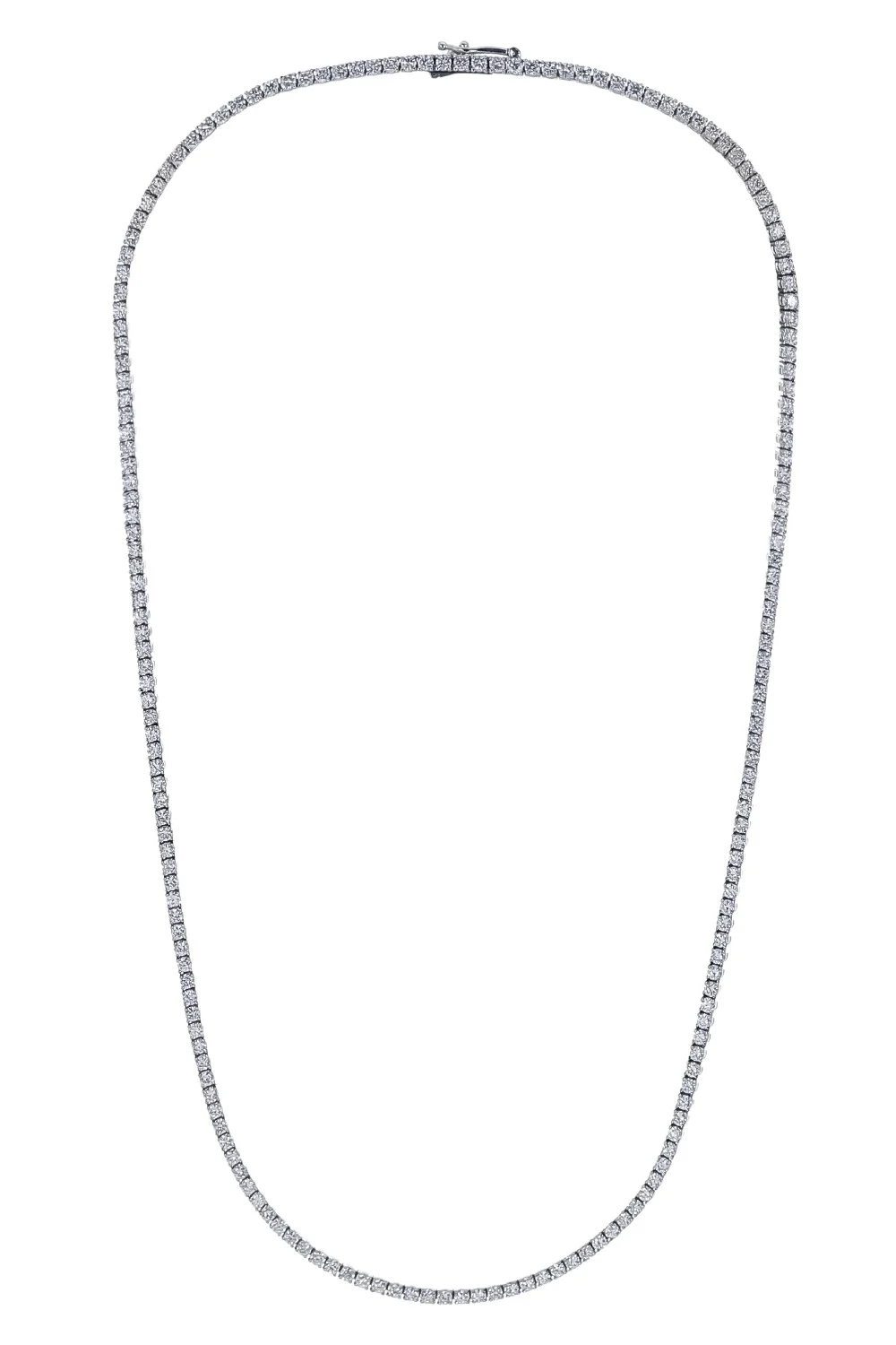 WITH LOVE TRAVEL Lab-Grown Diamond Tennis Necklace - 5ct