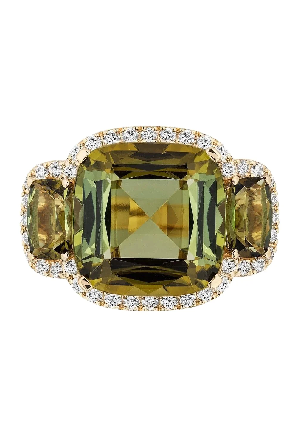 Tourmaline Three Stone G-One Ring Tourmaline Three Stone G-One Ring