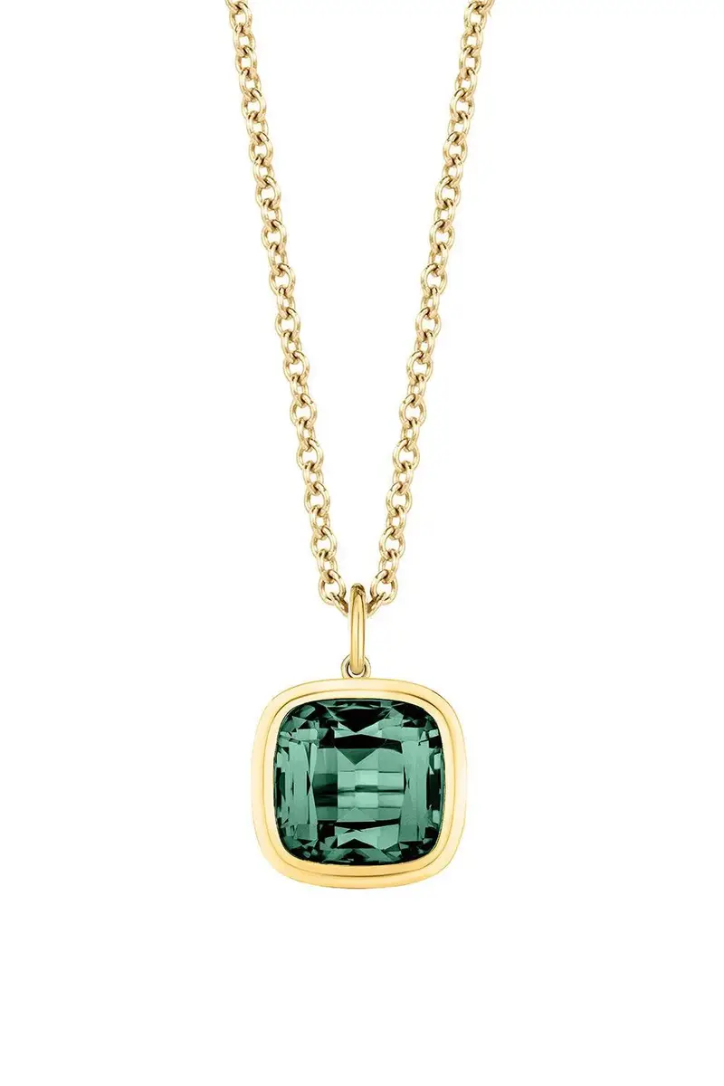 GOSHWARA Tourmanline Cushion Pendant G-One Necklace | Thumbnail 5 GOSHWARA Tourmanline Cushion Pendant G-One Necklace | Thumbnail 5