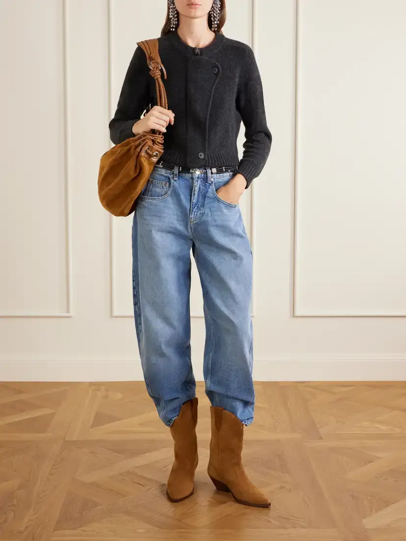 Isabel Marant Murielle Wool And Cashmere-blend Zip-up Cardigan | Thumbnail 2