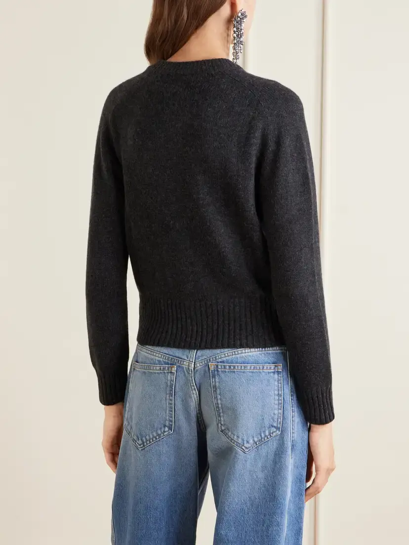 Isabel Marant Murielle Wool And Cashmere-blend Zip-up Cardigan | Thumbnail 4