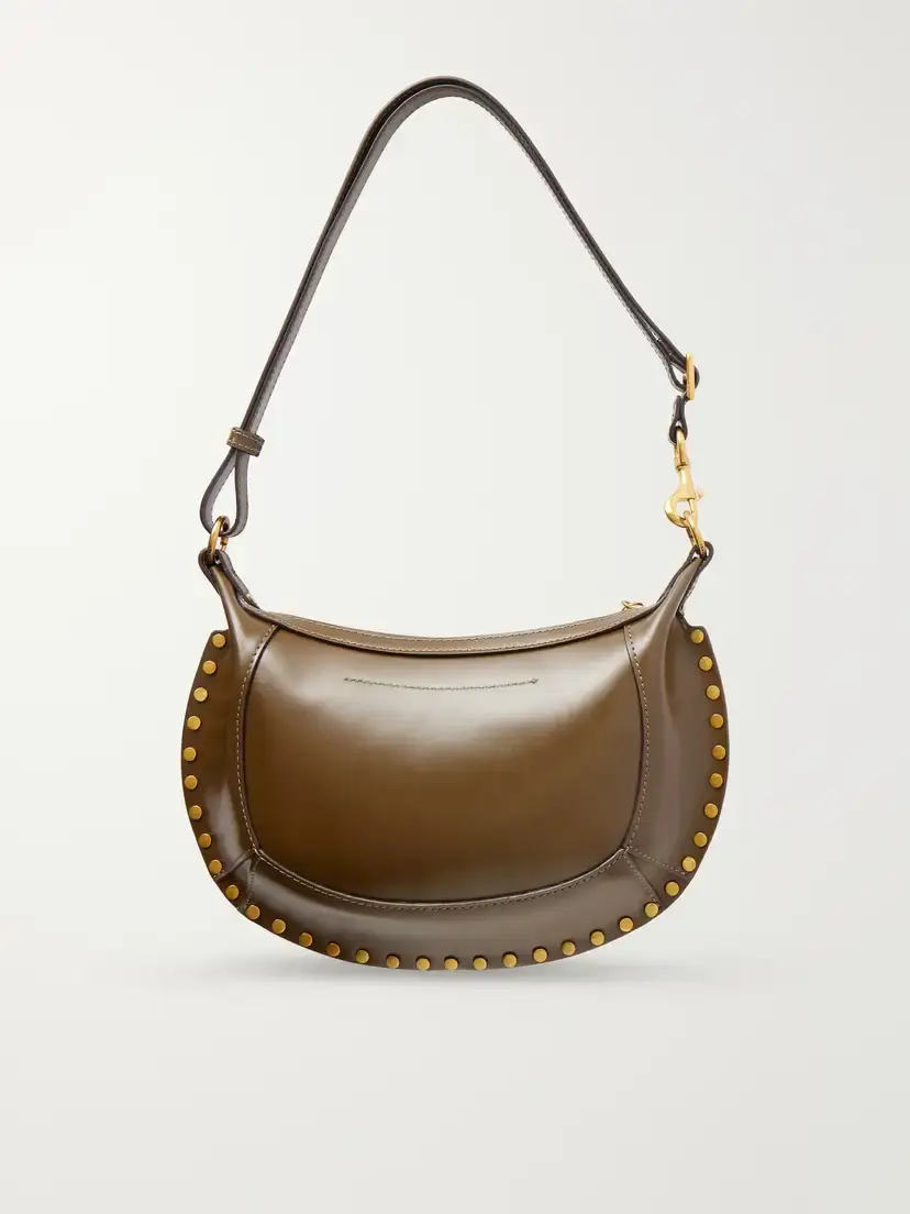 Isabel Marant Oskan Moon Studded Leather Shoulder Bag | Thumbnail 4 Isabel Marant Oskan Moon Studded Leather Shoulder Bag | Thumbnail 4