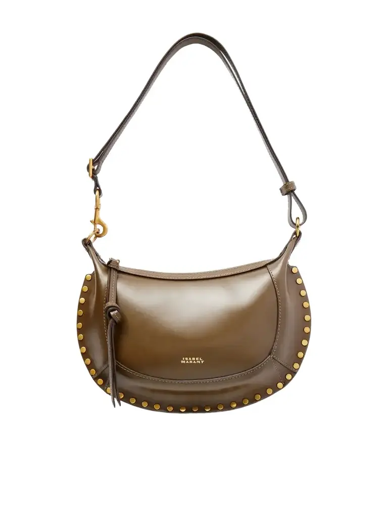 Oskan Moon Studded Leather Shoulder Bag Oskan Moon Studded Leather Shoulder Bag
