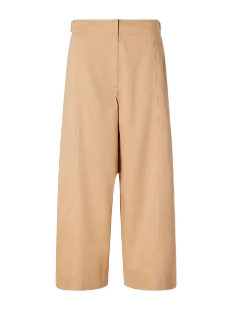Ulla Johnson Sascha Cotton-twill Wide-leg Cropped Pants | Image 1 Ulla Johnson Sascha Cotton-twill Wide-leg Cropped Pants | Image 1