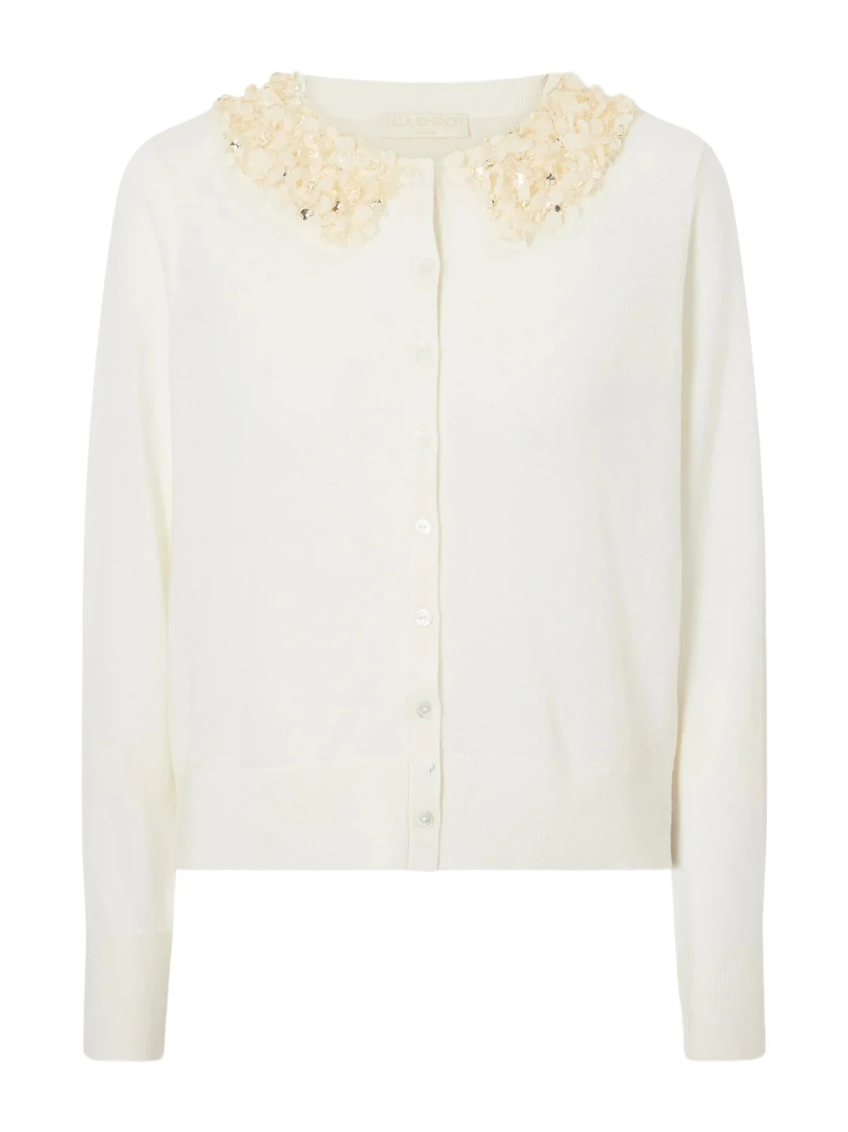 Anna Embellished Merino Wool Cardigan Anna Embellished Merino Wool Cardigan