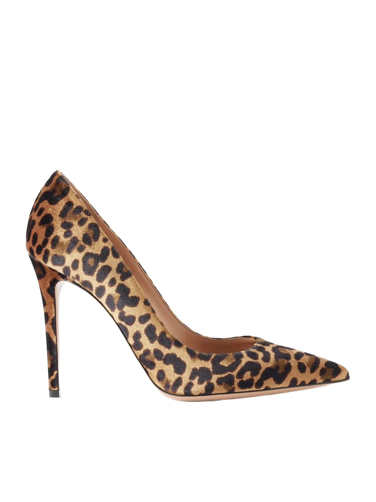 Gianvito 105 Leopard-print Velvet Pumps Gianvito 105 Leopard-print Velvet Pumps