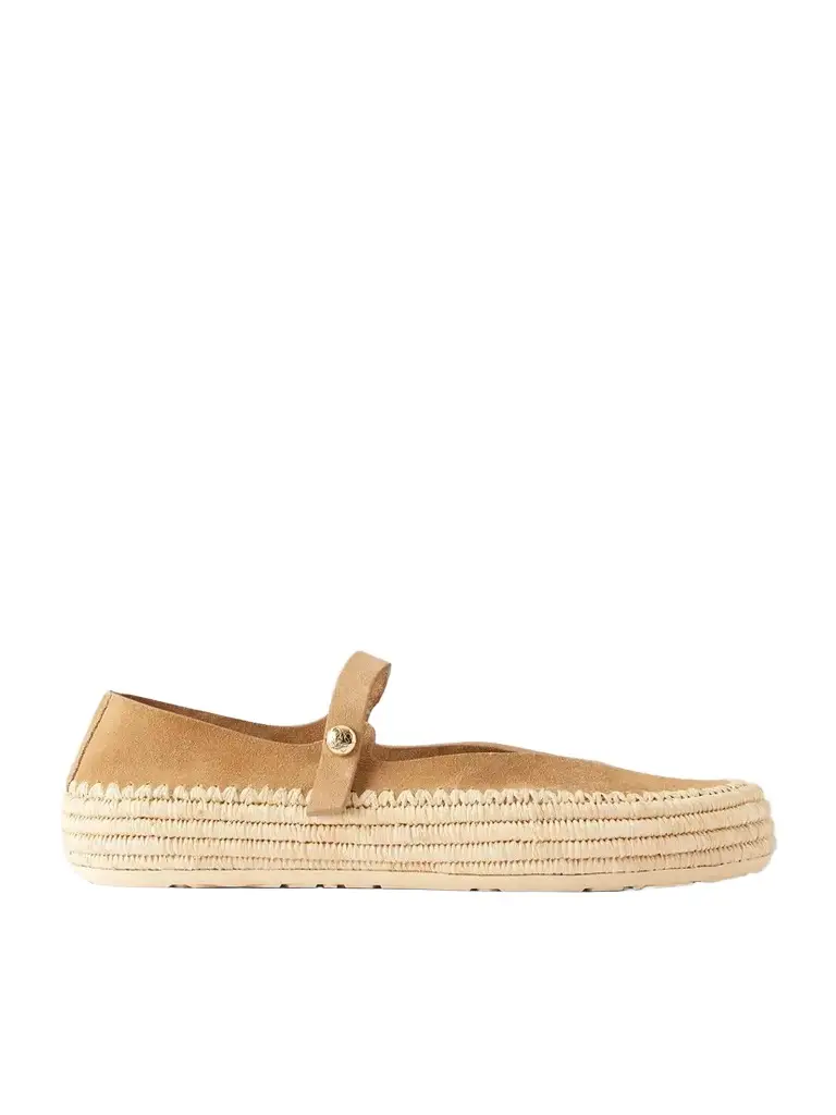 Loewe + Paula's Ibiza Rio Suede Mary Jane Espadrilles | Image 1 Loewe + Paula's Ibiza Rio Suede Mary Jane Espadrilles | Image 1