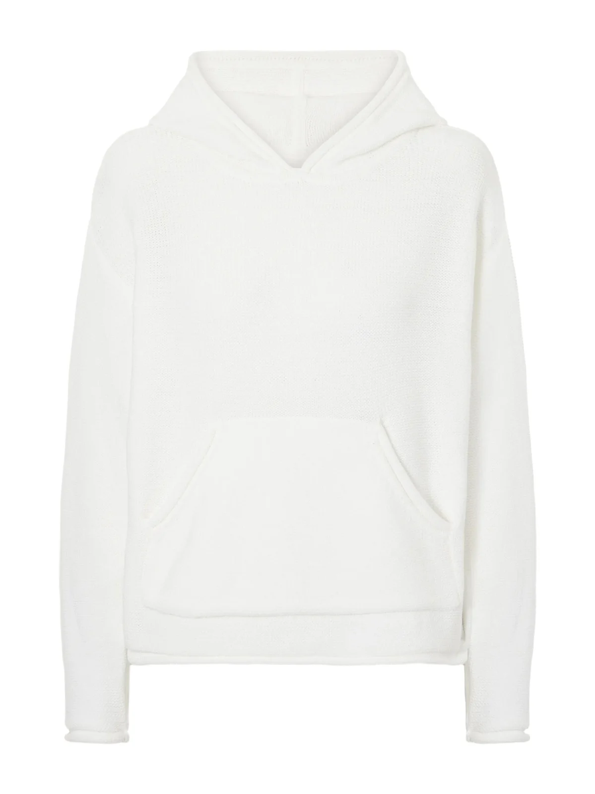 LESET Mae Open-knit Cotton-blend Hoodie