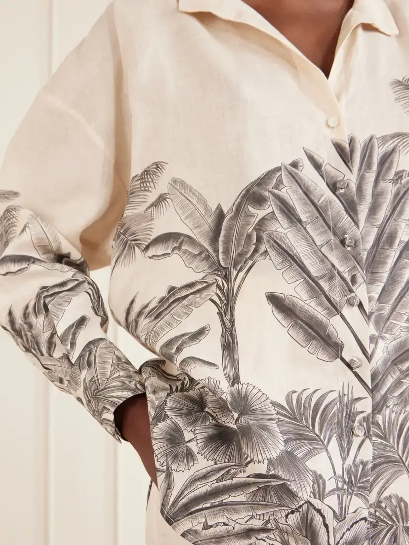 ANDRES OTALORA Cielos Lejanos Printed Linen Shirt | Thumbnail 5 ANDRES OTALORA Cielos Lejanos Printed Linen Shirt | Thumbnail 5