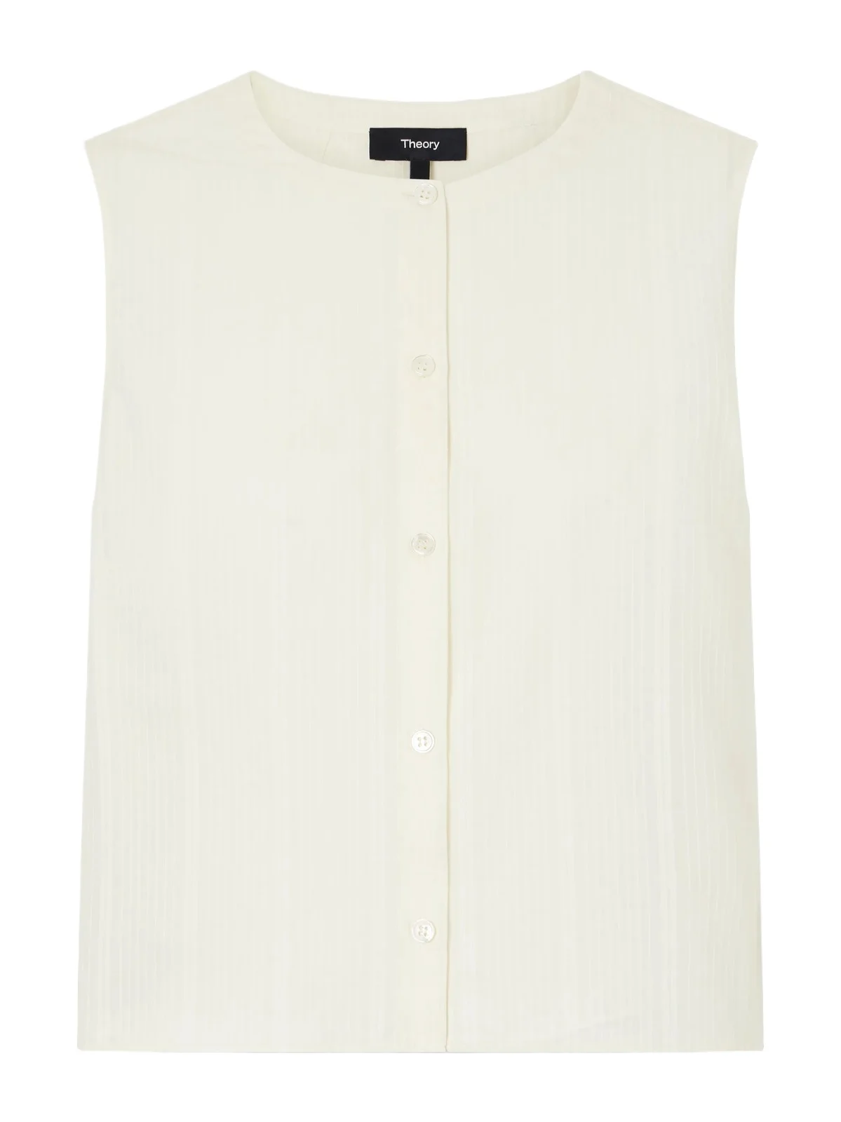 Striped Cotton-voile Tank Striped Cotton-voile Tank