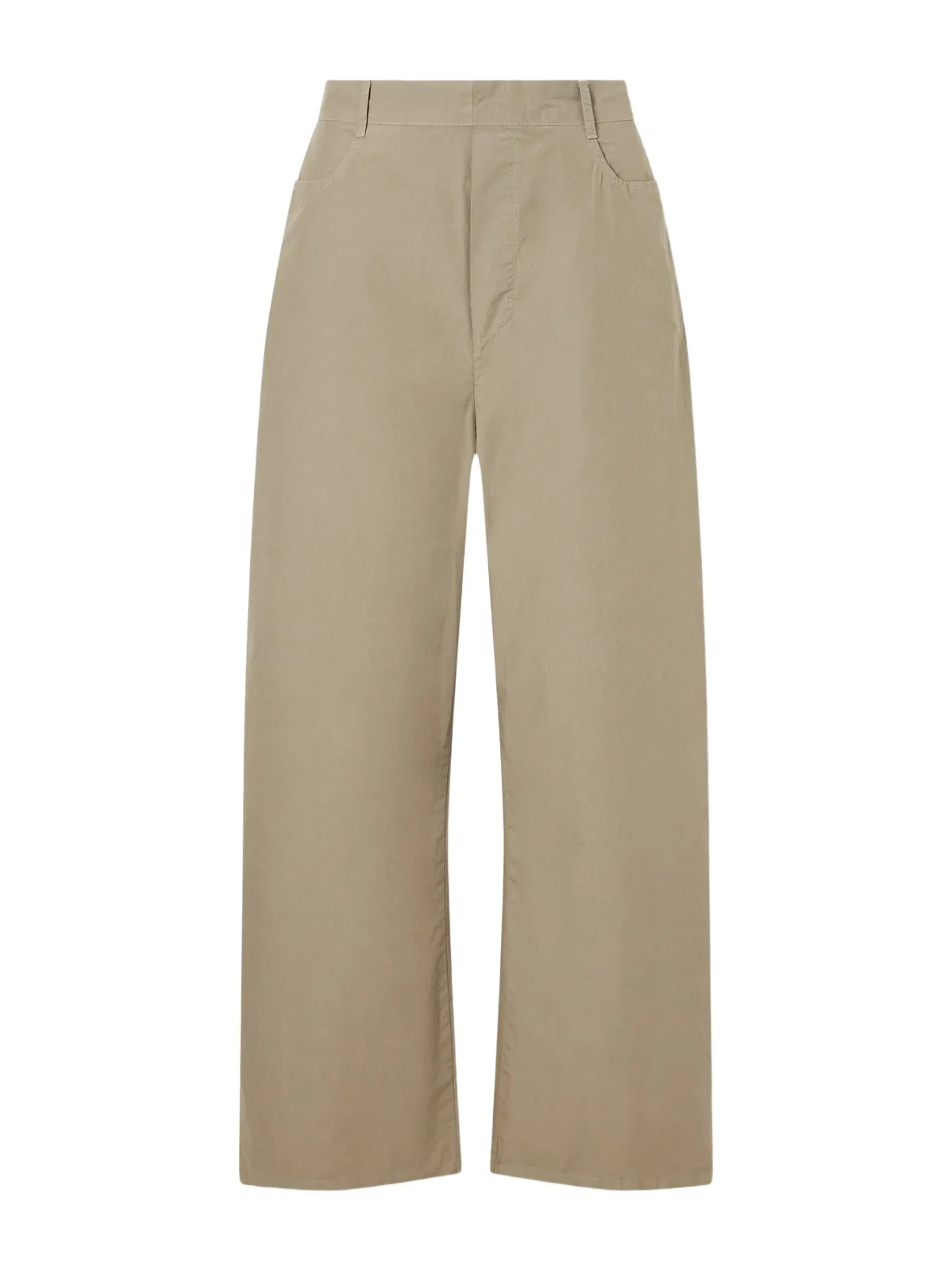 Kyoto Cotton-poplin Low-rise Wide-leg Pants Kyoto Cotton-poplin Low-rise Wide-leg Pants