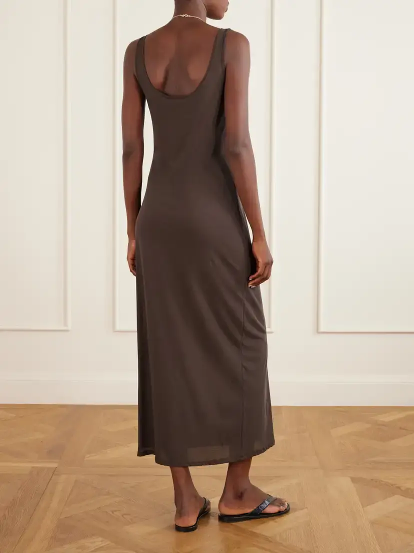 LESET Milo Cotton-jersey Maxi Dress | Thumbnail 3 LESET Milo Cotton-jersey Maxi Dress | Thumbnail 3