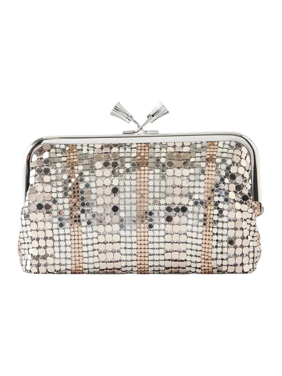 Maud Tassel Chainmail Clutch
