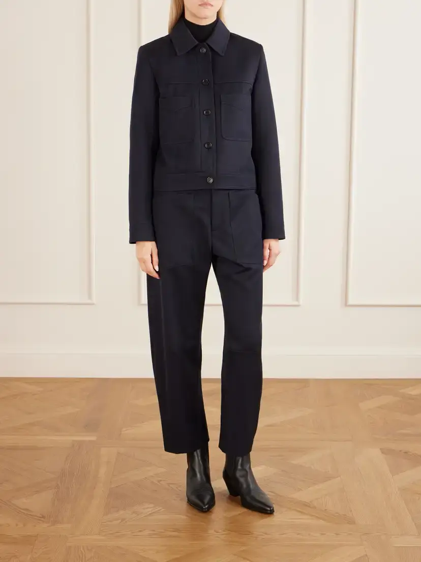 Nili Lotan Shon Wool-gabardine Straight-leg Pants | Thumbnail 2