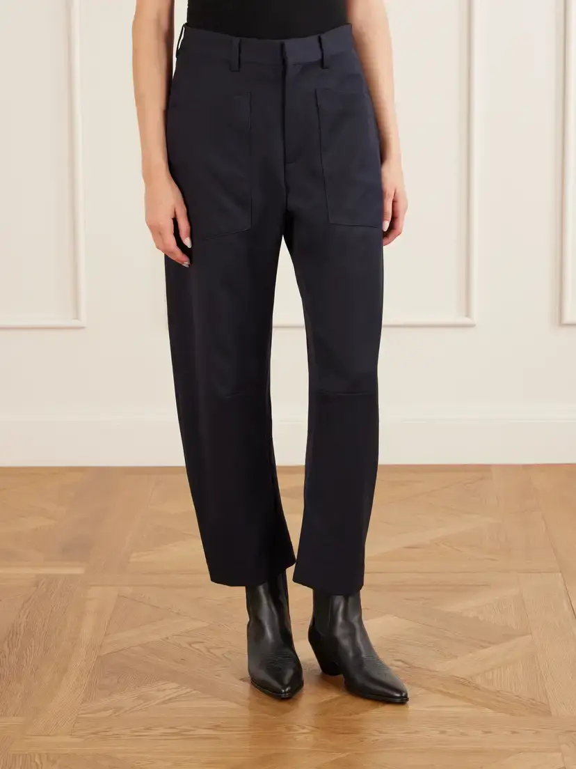 Nili Lotan Shon Wool-gabardine Straight-leg Pants | Thumbnail 3