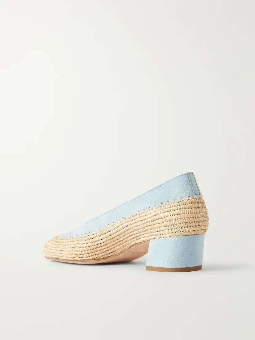 Gabriela Hearst Strength 40 Crocheted Suede Pumps | Thumbnail 3 Gabriela Hearst Strength 40 Crocheted Suede Pumps | Thumbnail 3