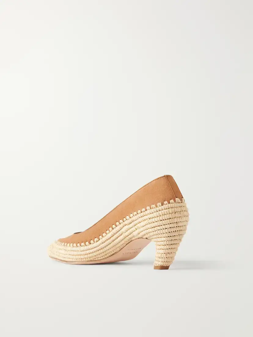 Gabriela Hearst Peggy 50 Crocheted Suede Pumps | Thumbnail 3 Gabriela Hearst Peggy 50 Crocheted Suede Pumps | Thumbnail 3