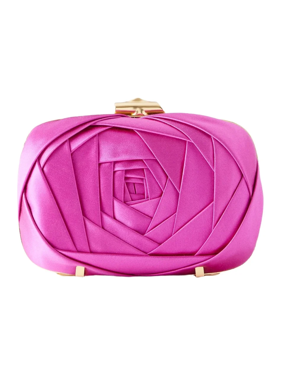 Boite De Nuit Satin Clutch Boite De Nuit Satin Clutch