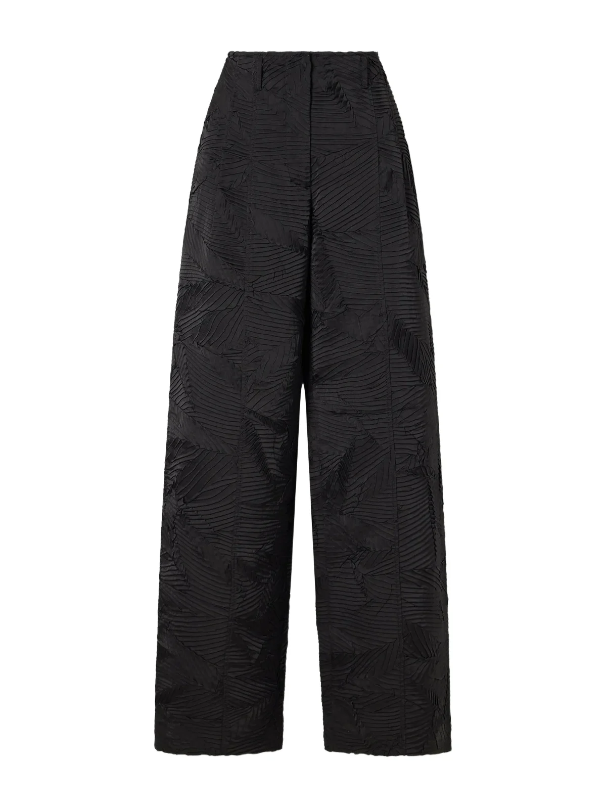 Carine Crinkled-satin Flared Pants Carine Crinkled-satin Flared Pants