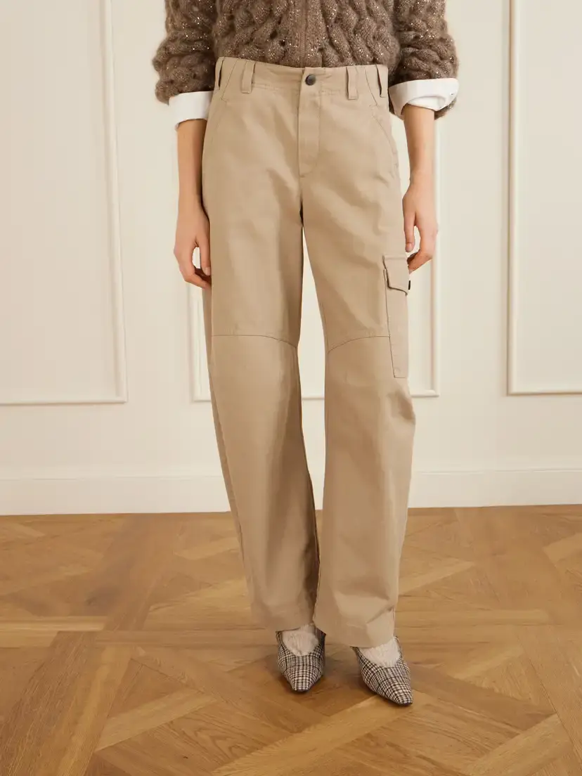 Brunello Cucinelli High-rise Barrel Jeans | Thumbnail 3 Brunello Cucinelli High-rise Barrel Jeans | Thumbnail 3